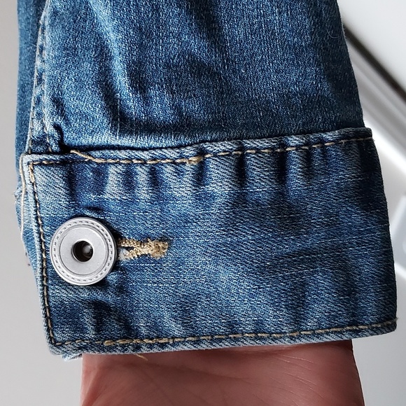 Lane Bryant mid half Jean jacket 18 blue - Picture 2 of 10